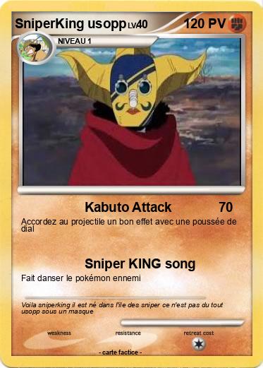 Pokemon SniperKing usopp