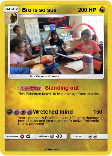 Pokemon Bro is so sus