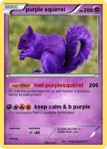 Pokemon purple squirrel