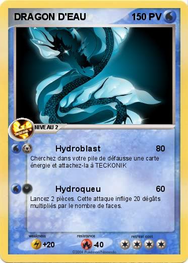 Pokemon DRAGON D'EAU