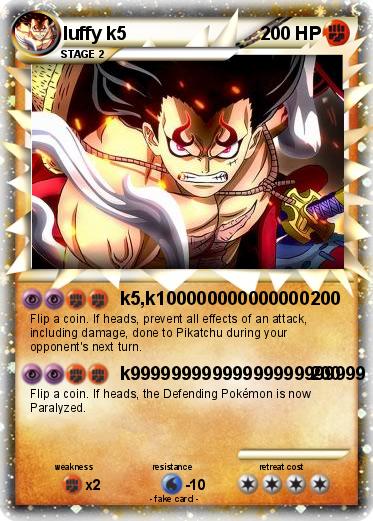Pokemon luffy k5
