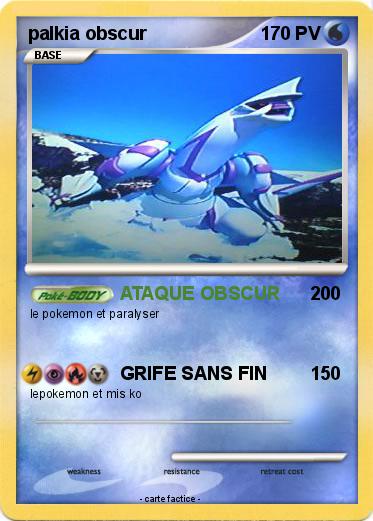 Pokemon palkia obscur