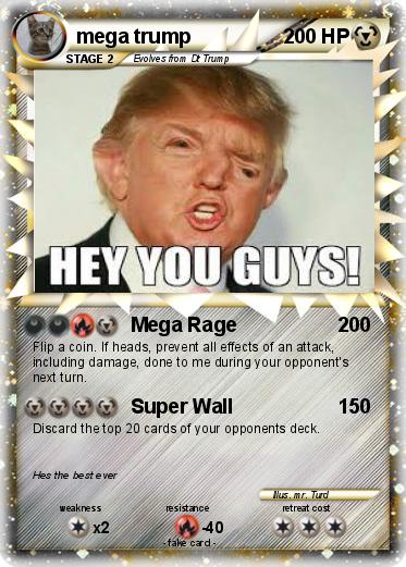 Pokemon mega trump