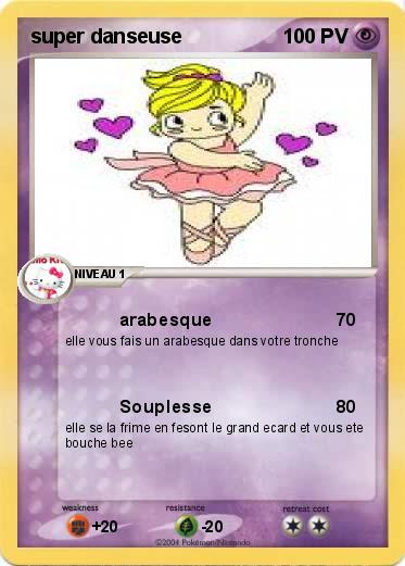 Pokemon super danseuse