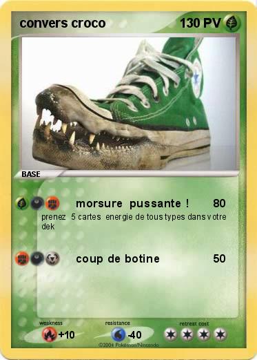 Pokemon convers croco