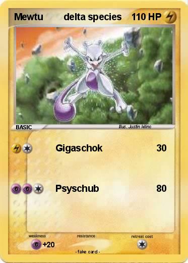 Pokemon Mewtu        delta species