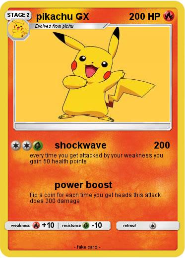 Pokemon pikachu GX