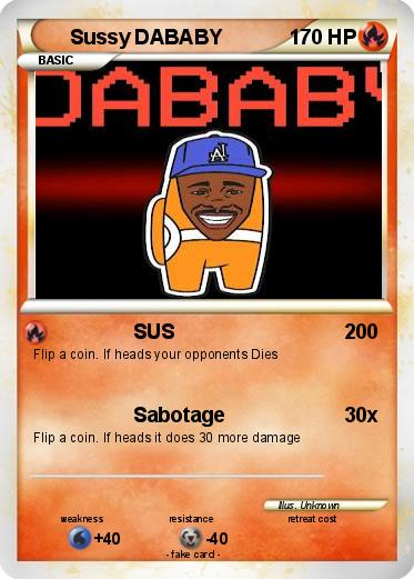 Pokemon Sussy DABABY