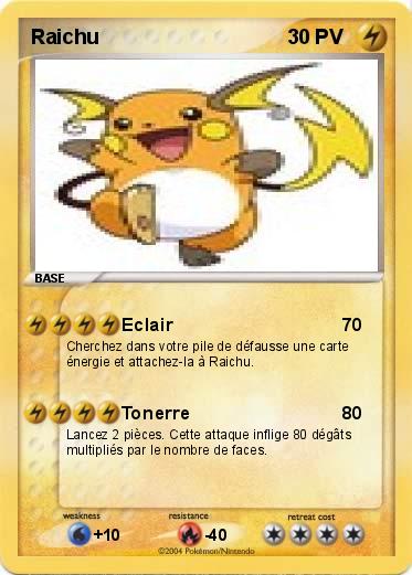 Pokemon Raichu