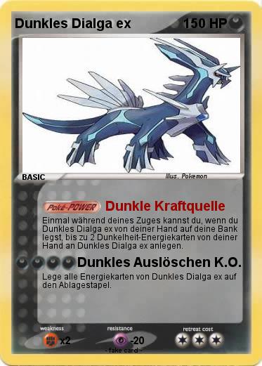 Pokemon Dunkles Dialga ex