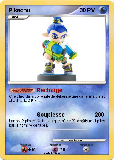 Pokemon Amiibo garcon Splatoon