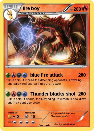 Pokemon fire boy