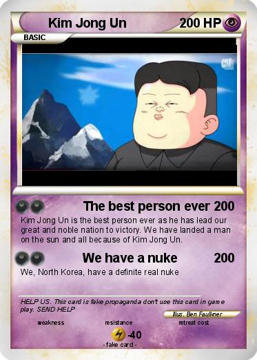 Pokemon Kim Jong Un