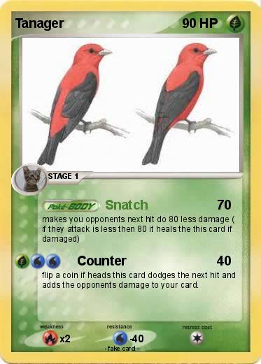 Pokemon Tanager