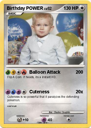 Pokemon Birthday POWER