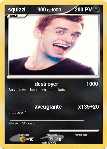 Pokemon squizzi        900