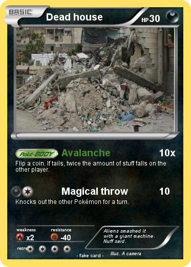 Pokemon Dead house