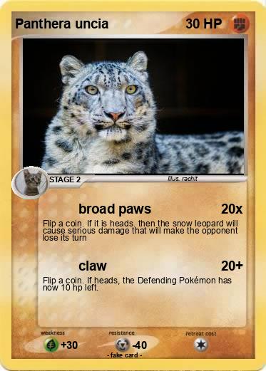 Pokemon Panthera uncia