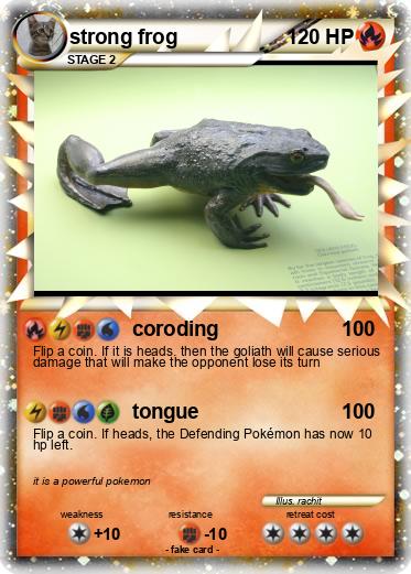 Pokemon strong frog