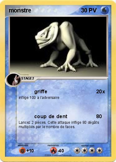 Pokemon monstre