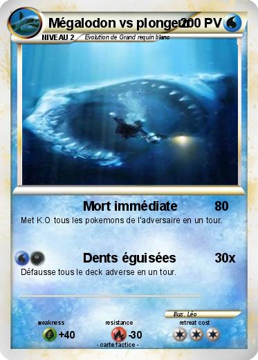 Pokemon Mégalodon vs plongeur