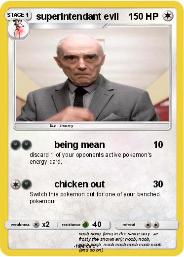Pokemon superintendant evil