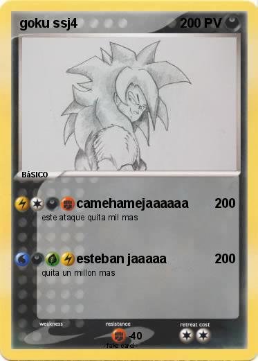 Pokemon goku ssj4