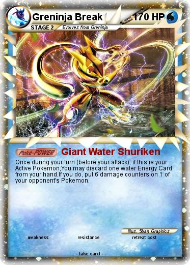 Pokemon Greninja Break