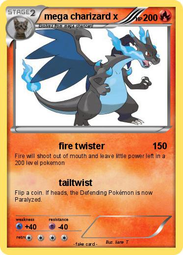 Pokemon mega charizard x