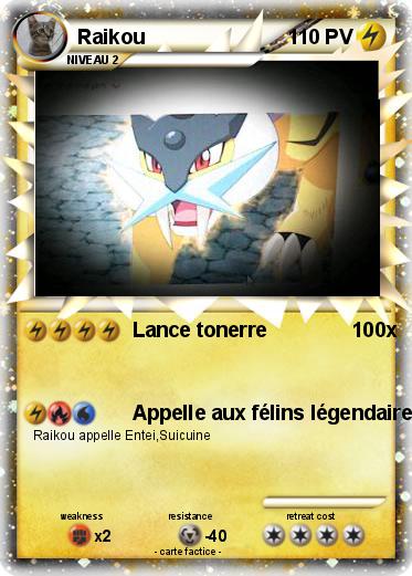 Pokemon Raikou