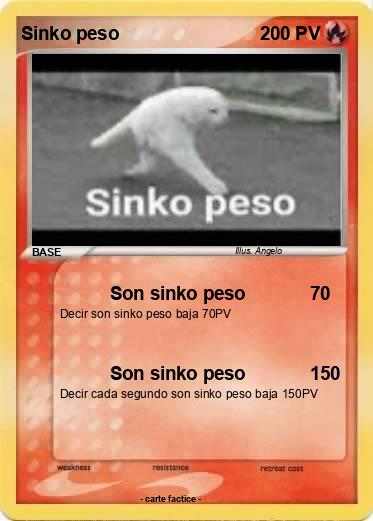 Pokemon Sinko peso
