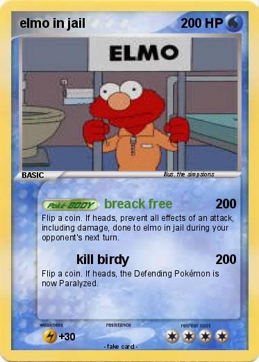Pokemon elmo in jail