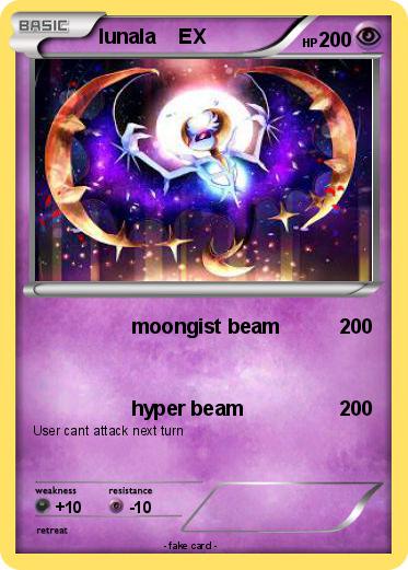 Pokemon lunala    EX