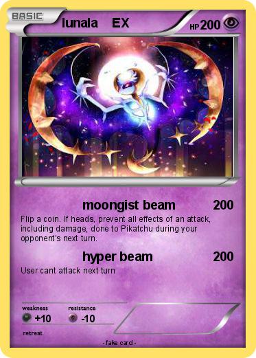 Pokemon lunala    EX