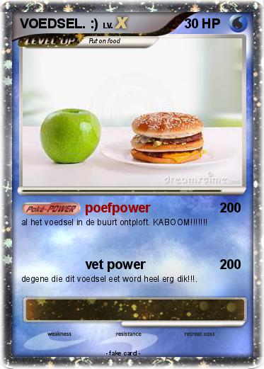 Pokemon VOEDSEL. :)