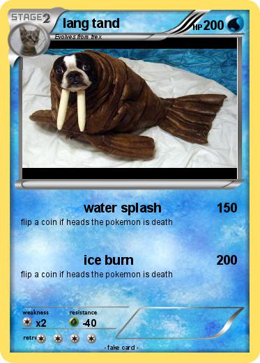 Pokemon lang tand