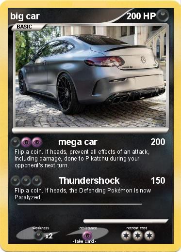 Pokemon big car