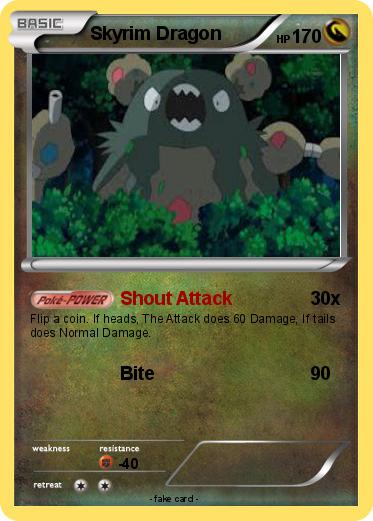 Pokemon Skyrim Dragon