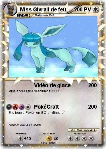 Pokemon Miss Givrali de feu