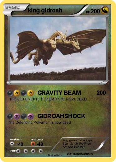 Pokemon king gidroah