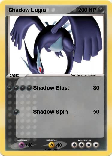 Pokemon Shadow Lugia