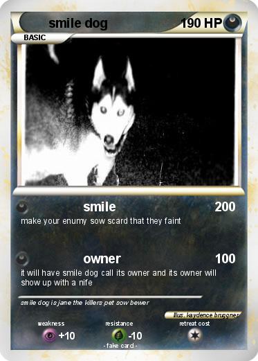 Pokemon smile dog