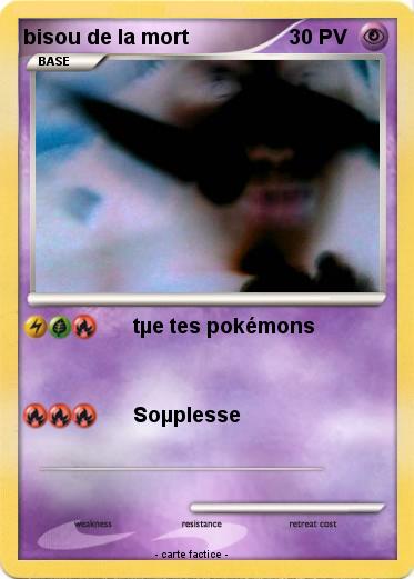 Pokemon bisou de la mort