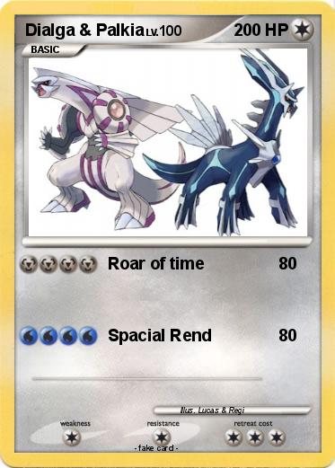 Pokemon Dialga & Palkia