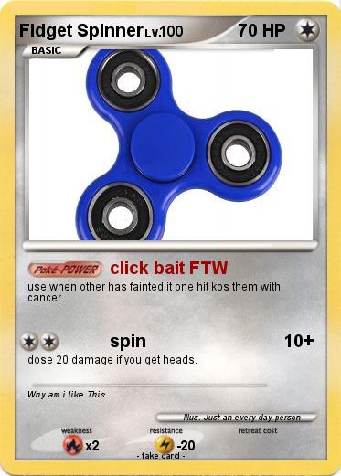 Pokemon Fidget Spinner