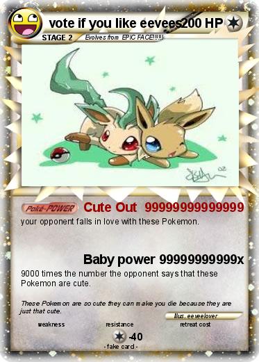 Pokemon vote if you like eevees