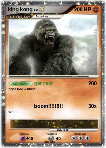 Pokemon king kong