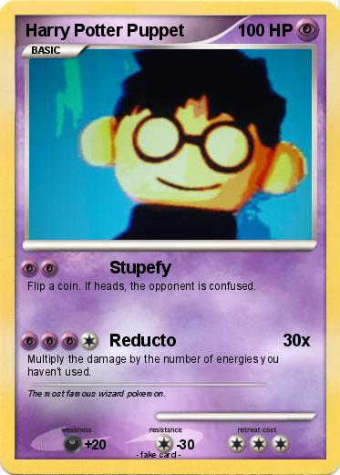 Pokemon Harry Potter Puppet