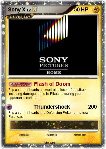 Pokemon Sony X