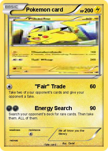 Pokemon Pokemon card